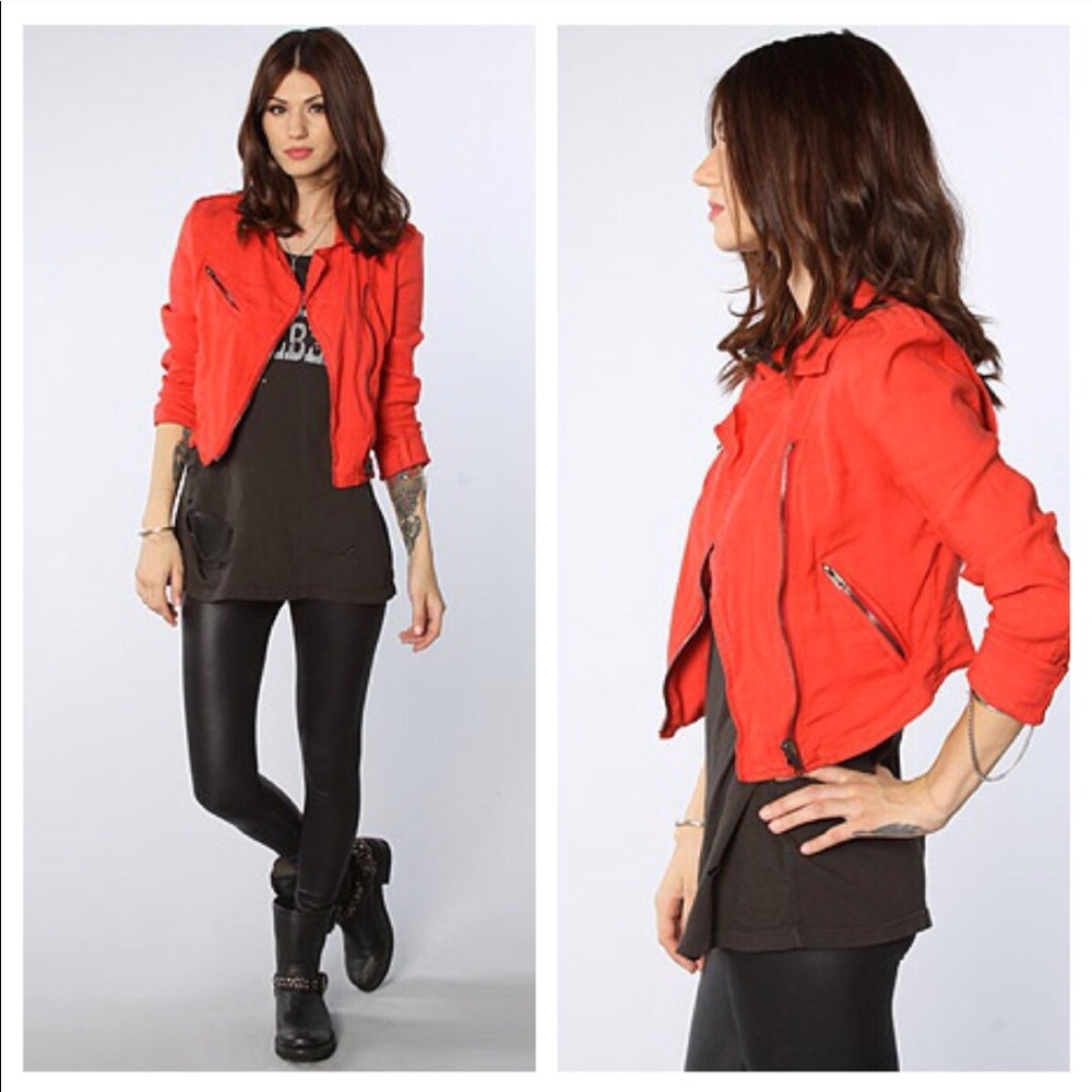 Euc Free People linen jacket